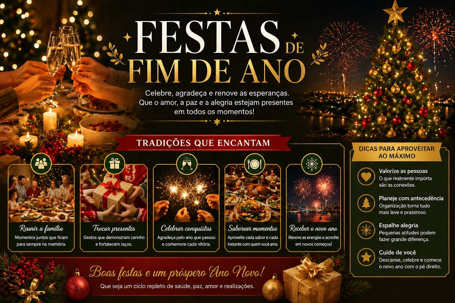 Festas de Fim de Ano: Celebrações, Tradições e Diversão para Todos Festas de Fim de Ano