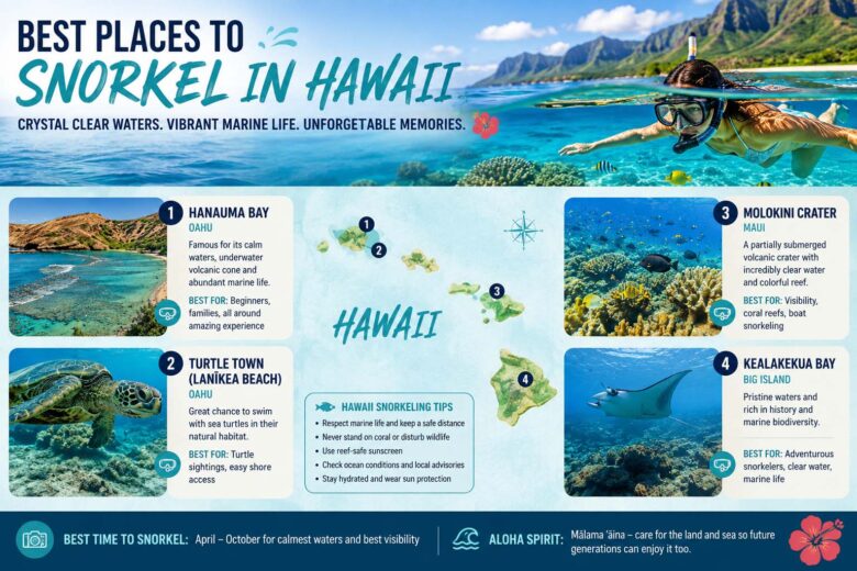 best places to snorkel in hawaii