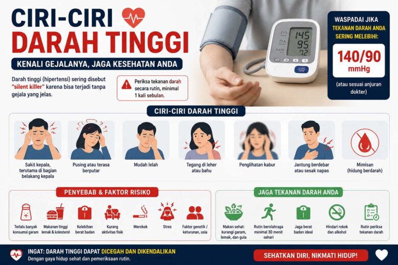 ciri ciri darah tinggi