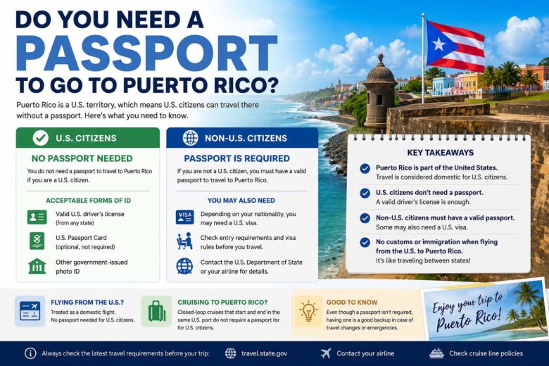 do you need a passport to go to puerto rico