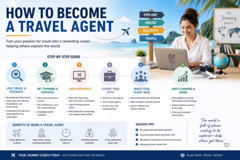 how to become a travel agent