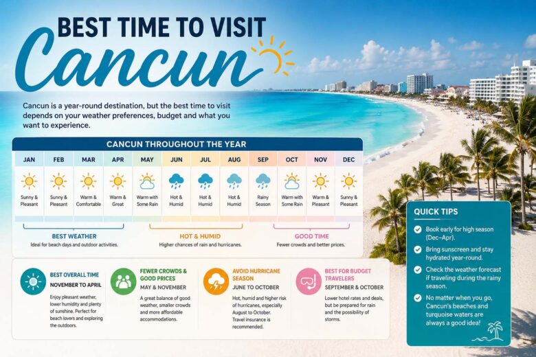 best time to visit cancun