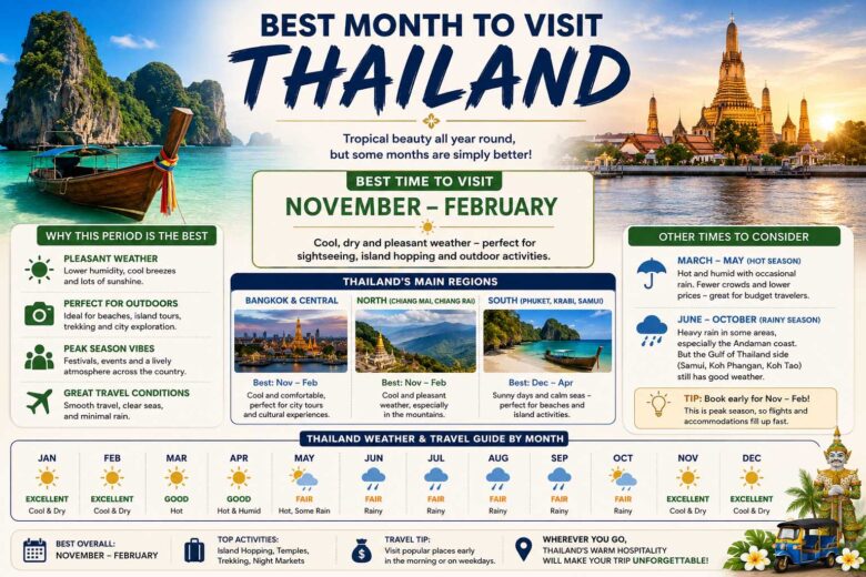 best month to visit thailand
