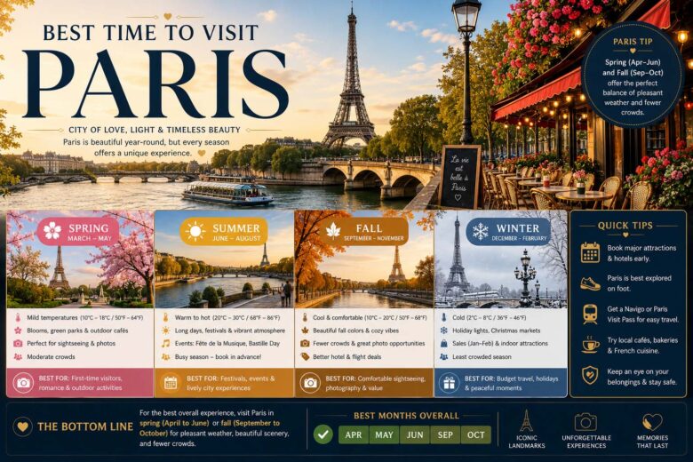 best time to visit paris
