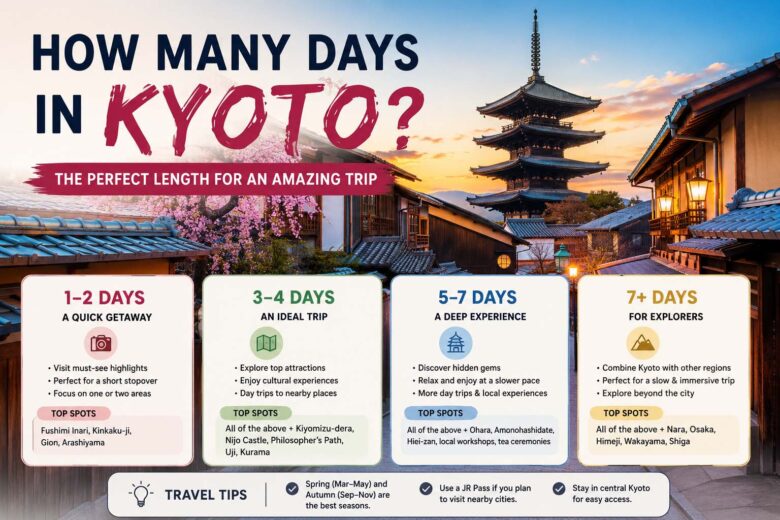 how many days in kyoto