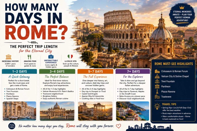 how many days in rome