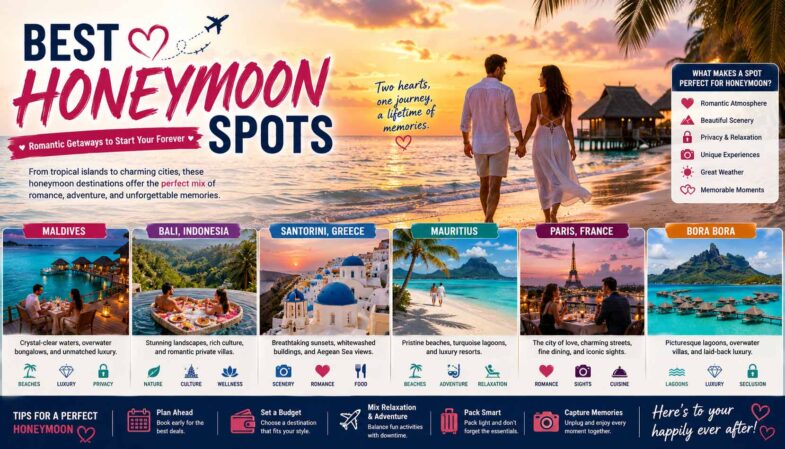 best honeymoon spots