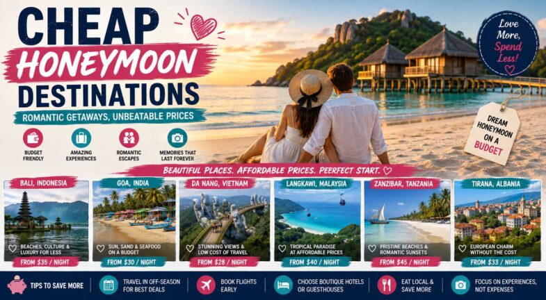 cheap honeymoon destinations