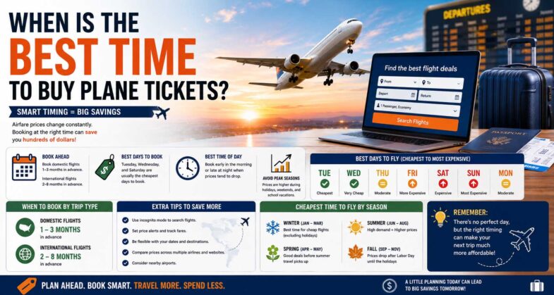 when is the best time to buy plane tickets