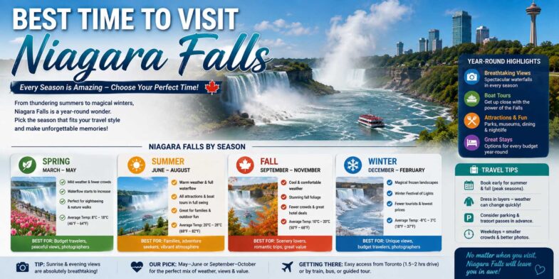 best time to visit niagara falls