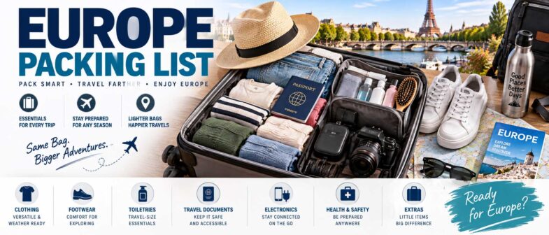europe packing list